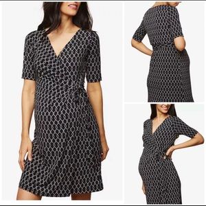 Motherhood maternity wrap dress